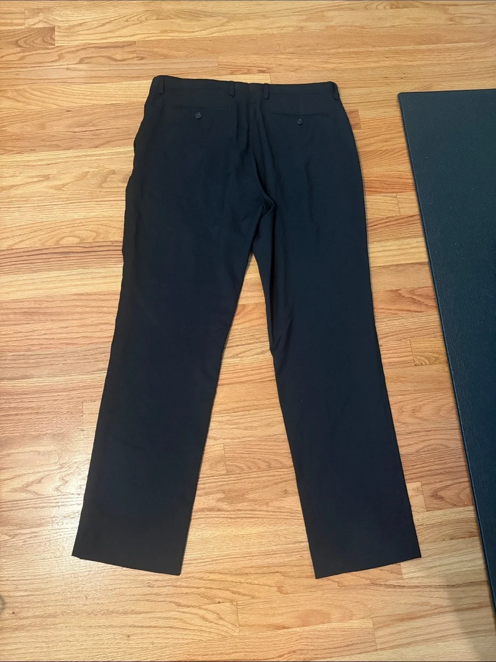Banana Republic Men's Black Dress Pants - Tailored Straight